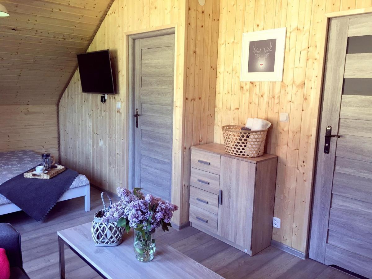 Ferienwohnung Osrodek Volfcamp Kwaszenina Arłamów Exterior foto