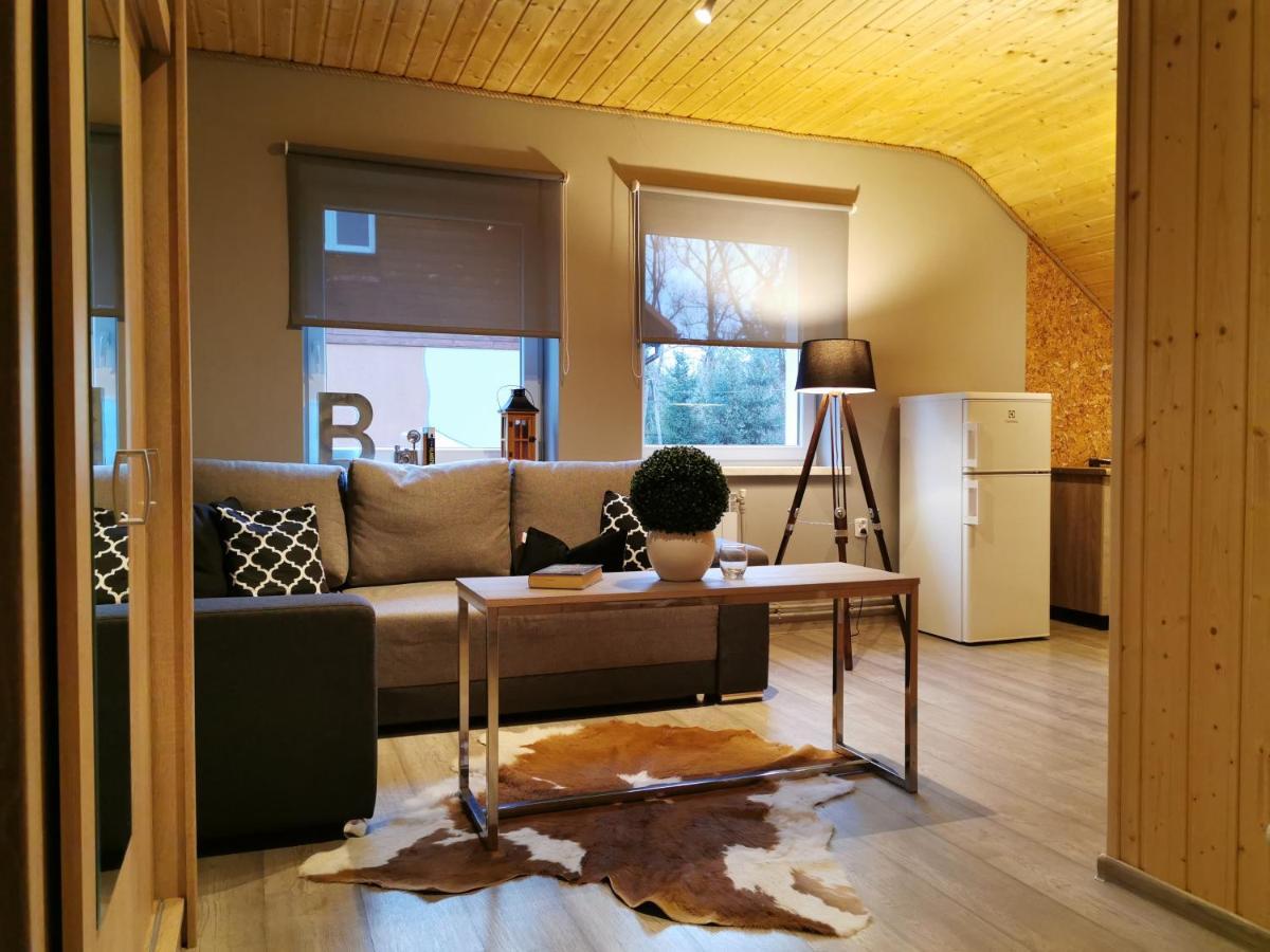 Ferienwohnung Osrodek Volfcamp Kwaszenina Arłamów Exterior foto